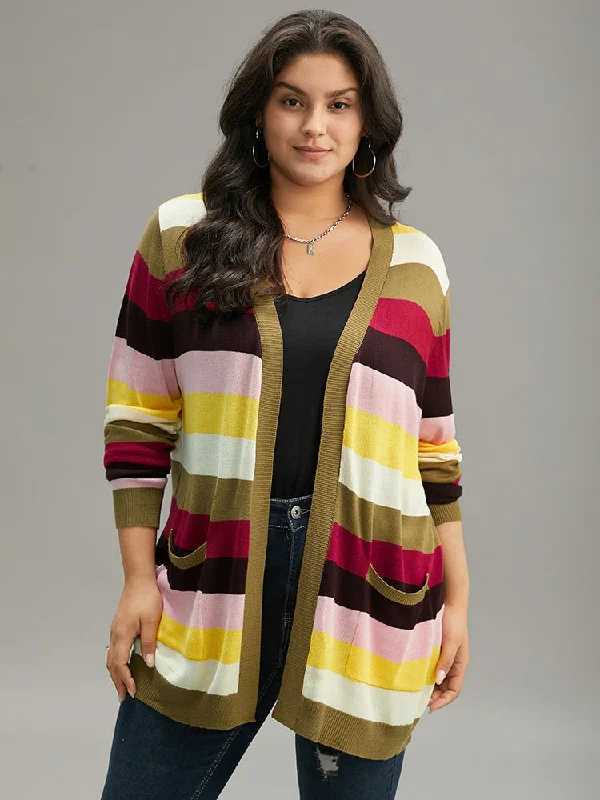 supersoft-essentials-rainbow-striped-patched-pocket-open-front-cardigan