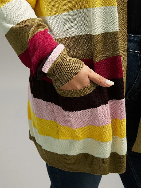 supersoft-essentials-rainbow-striped-patched-pocket-open-front-cardigan