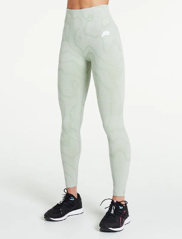 Sustainable Seamless Leggings - Sage Green