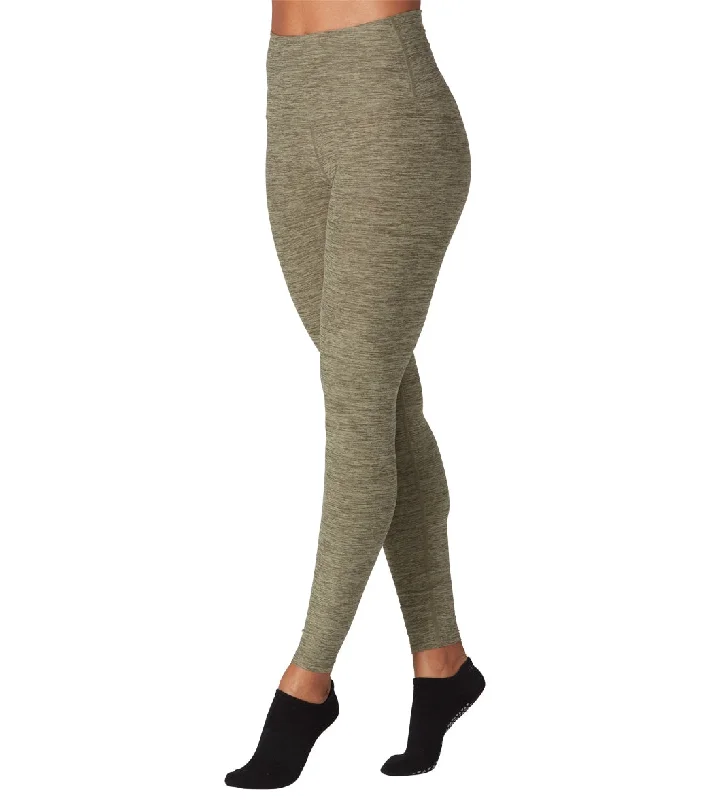 TaviCloud High Waisted Tight Olive Space Dye