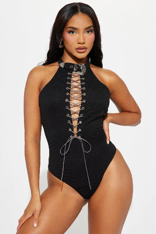 Texas Hold Em Bodysuit - Black