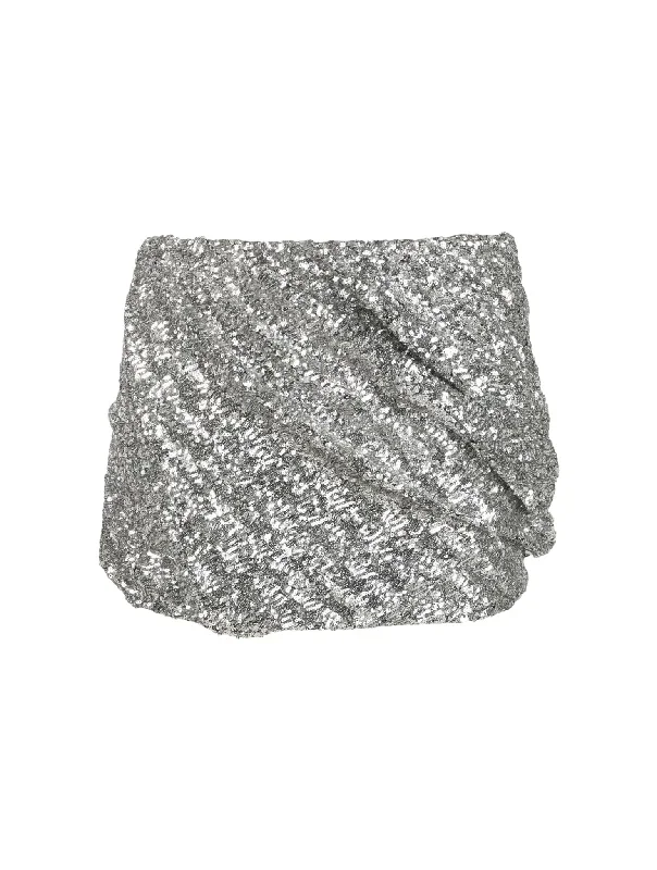 sequin-embellished miniskirt