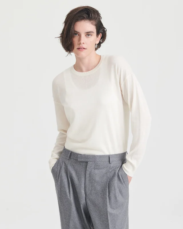 Fancy Cashmere Crewneck Sweater