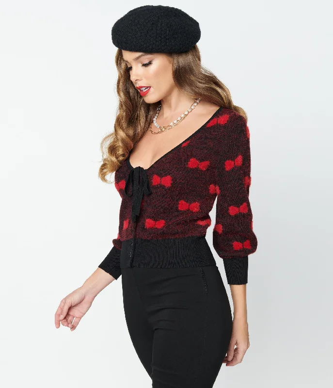 unique-vintage-black-red-bows-dandy-cardigan-1