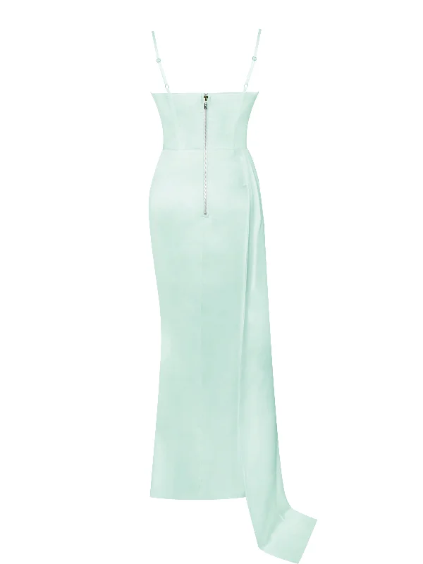 vanity-mint-satin-high-slit-draping-corset-gown-with-crystals