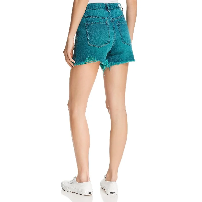 womens-denim-cutoff-high-waist-shorts