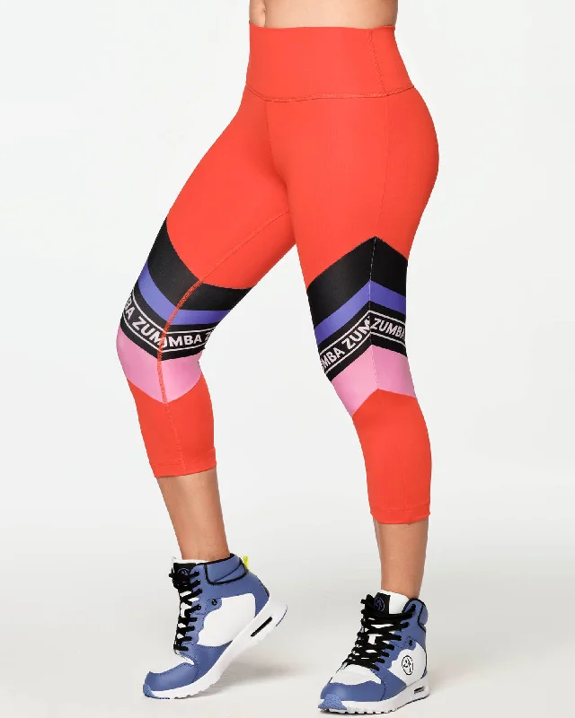 Zumba All Day High Waisted Capri Legging